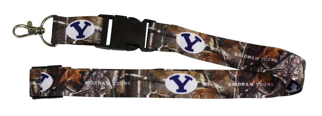 Ultimate Sports Fan Lanyard -  Brigham Young Cougars Spirit, Durable Polyester, Quick-Release Buckle & Heavy-Duty Clasp