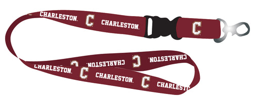 Ultimate Sports Fan Lanyard -  College of Charleston Spirit, Durable Polyester, Quick-Release Buckle & Heavy-Duty Clasp