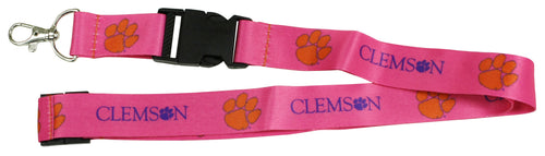 Ultimate Sports Fan Lanyard -  Clemson Tigers Spirit, Durable Polyester, Quick-Release Buckle & Heavy-Duty Clasp