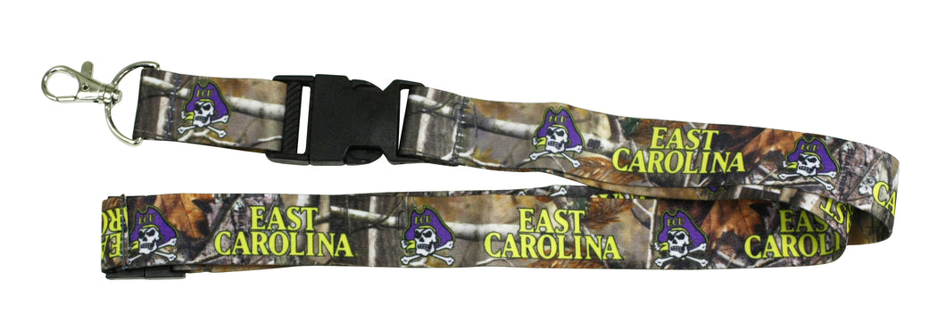 Ultimate Sports Fan Lanyard -  East Carolina Pirates Spirit, Durable Polyester, Quick-Release Buckle & Heavy-Duty Clasp