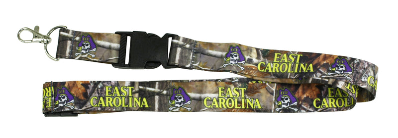 Ultimate Sports Fan Lanyard -  East Carolina Pirates Spirit, Durable Polyester, Quick-Release Buckle & Heavy-Duty Clasp