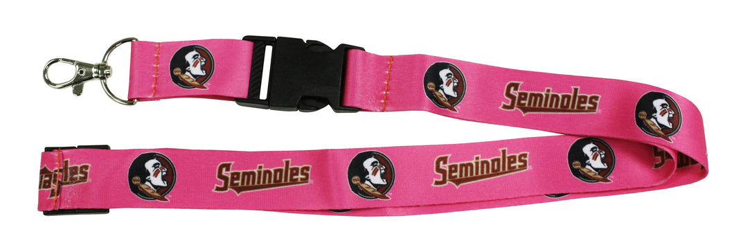 Ultimate Sports Fan Lanyard -  Florida State Seminoles Spirit, Durable Polyester, Quick-Release Buckle & Heavy-Duty Clasp