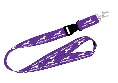 Ultimate Sports Fan Lanyard -  Grand Canyon University Lopes Spirit, Durable Polyester, Quick-Release Buckle & Heavy-Duty Clasp