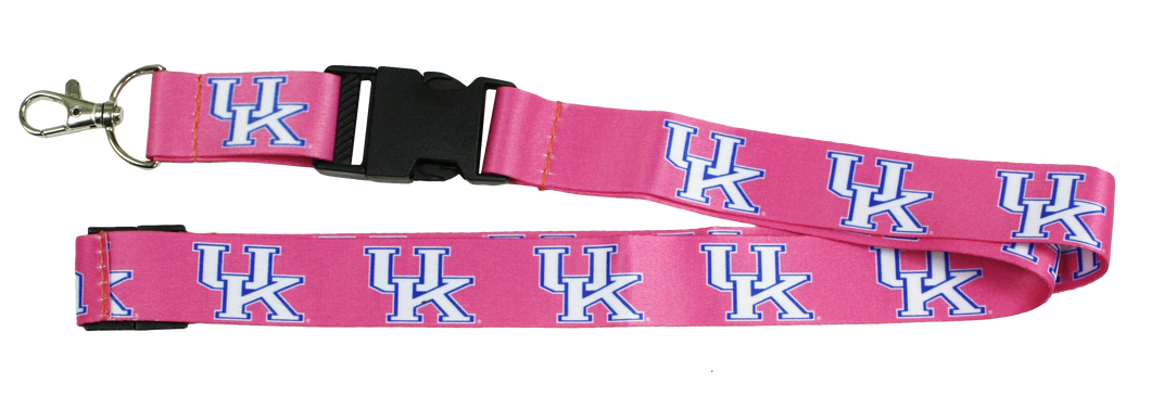 Ultimate Sports Fan Lanyard -  Kentucky Wildcats Spirit, Durable Polyester, Quick-Release Buckle & Heavy-Duty Clasp