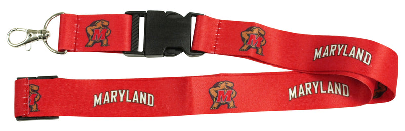 Ultimate Sports Fan Lanyard -  Maryland Terrapins Spirit, Durable Polyester, Quick-Release Buckle & Heavy-Duty Clasp