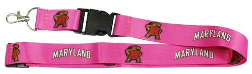 Ultimate Sports Fan Lanyard -  Maryland Terrapins Spirit, Durable Polyester, Quick-Release Buckle & Heavy-Duty Clasp