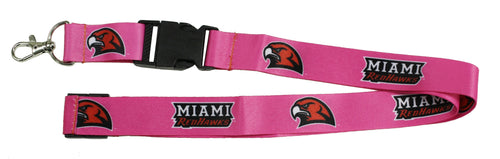 Ultimate Sports Fan Lanyard -  Miami University of Ohio Spirit, Durable Polyester, Quick-Release Buckle & Heavy-Duty Clasp