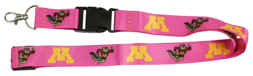 Ultimate Sports Fan Lanyard -  Minnesota Gophers Spirit, Durable Polyester, Quick-Release Buckle & Heavy-Duty Clasp