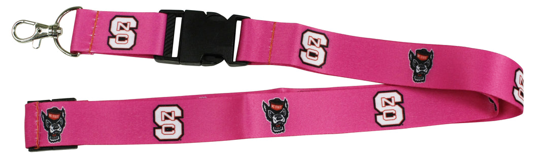 Ultimate Sports Fan Lanyard -  NC State Wolfpack Spirit, Durable Polyester, Quick-Release Buckle & Heavy-Duty Clasp