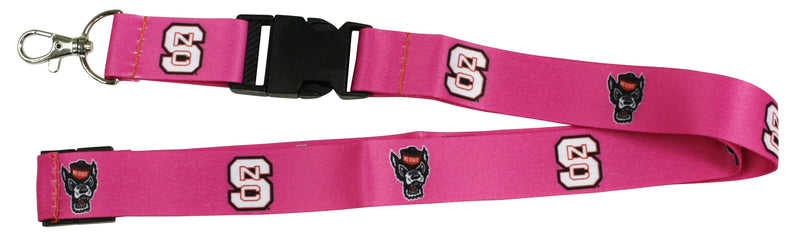 Ultimate Sports Fan Lanyard -  NC State Wolfpack Spirit, Durable Polyester, Quick-Release Buckle & Heavy-Duty Clasp
