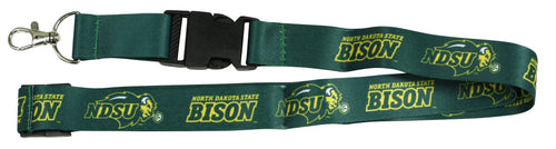 Ultimate Sports Fan Lanyard -  North Dakota State Bison Spirit, Durable Polyester, Quick-Release Buckle & Heavy-Duty Clasp