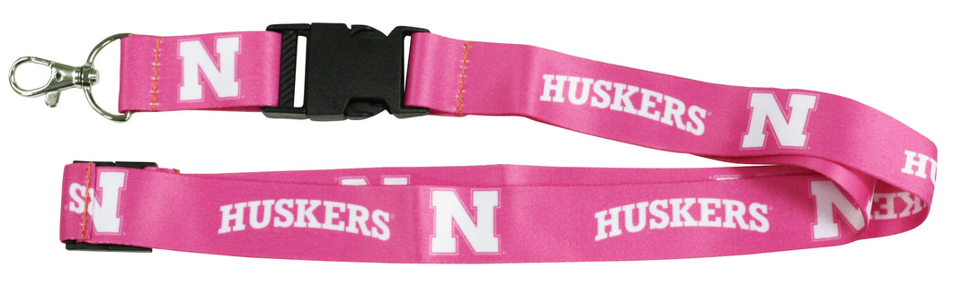 Ultimate Sports Fan Lanyard -  Nebraska Cornhuskers Spirit, Durable Polyester, Quick-Release Buckle & Heavy-Duty Clasp