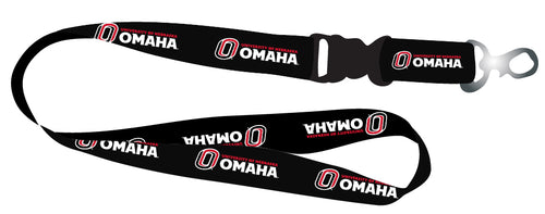 Ultimate Sports Fan Lanyard -  Nebraska at Omaha Spirit, Durable Polyester, Quick-Release Buckle & Heavy-Duty Clasp