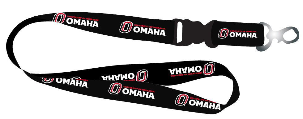 Ultimate Sports Fan Lanyard -  Nebraska at Omaha Spirit, Durable Polyester, Quick-Release Buckle & Heavy-Duty Clasp