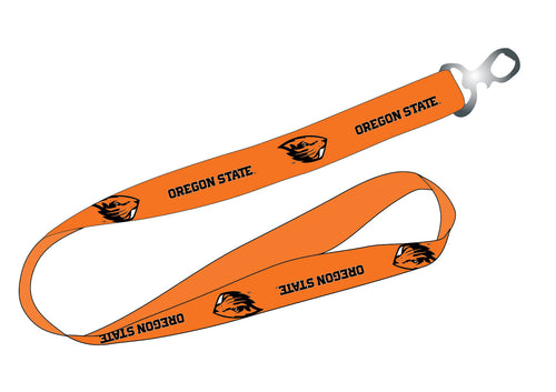 Ultimate Sports Fan Lanyard -  Oregon State Beavers Spirit, Durable Polyester, Quick-Release Buckle & Heavy-Duty Clasp