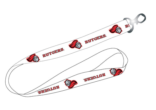 Ultimate Sports Fan Lanyard -  Rutgers Scarlet Knights Spirit, Durable Polyester, Quick-Release Buckle & Heavy-Duty Clasp