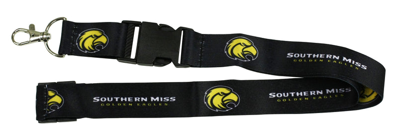 Ultimate Sports Fan Lanyard -  Southern Mississippi Golden Eagles Spirit, Durable Polyester, Quick-Release Buckle & Heavy-Duty Clasp