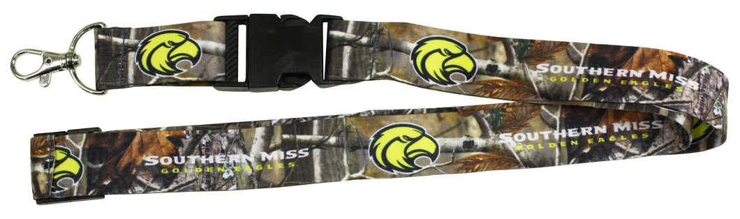 Ultimate Sports Fan Lanyard -  Southern Mississippi Golden Eagles Spirit, Durable Polyester, Quick-Release Buckle & Heavy-Duty Clasp
