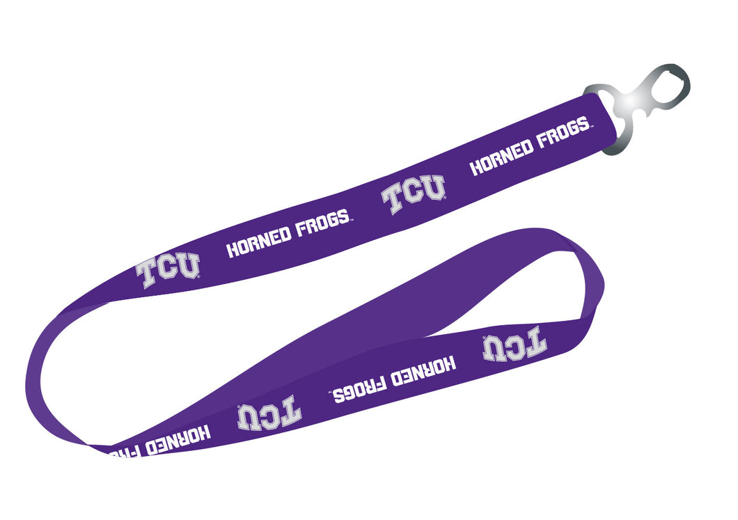 Ultimate Sports Fan Lanyard -  Texas Christian University Spirit, Durable Polyester, Quick-Release Buckle & Heavy-Duty Clasp