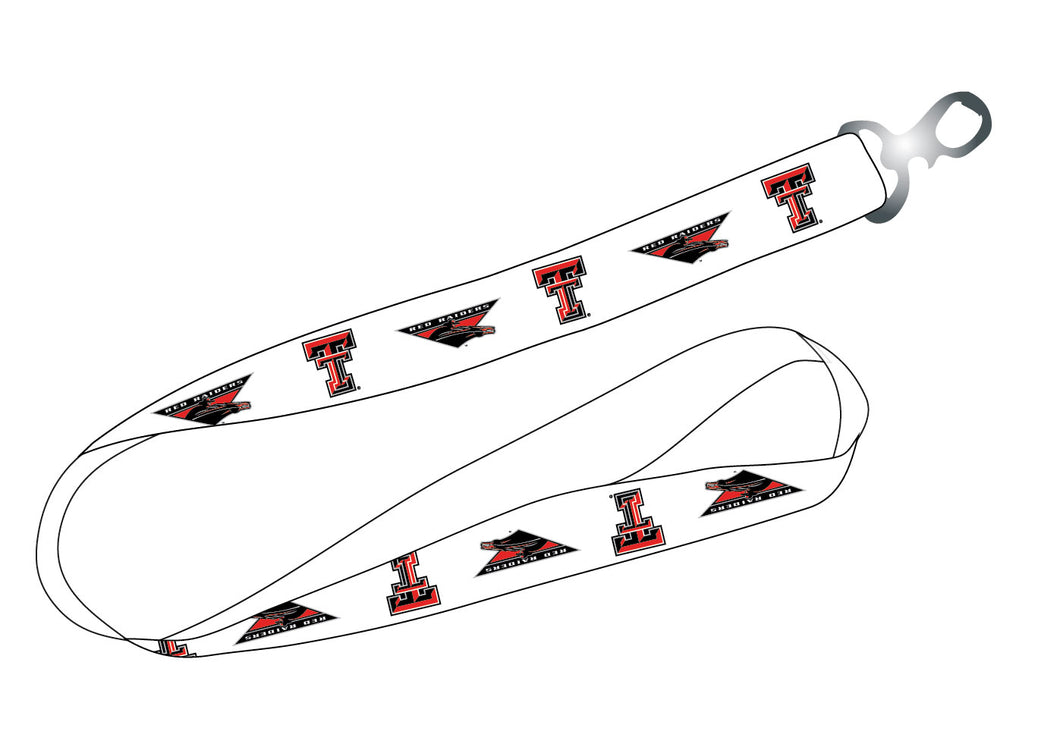 Ultimate Sports Fan Lanyard -  Texas Tech Red Raiders Spirit, Durable Polyester, Quick-Release Buckle & Heavy-Duty Clasp