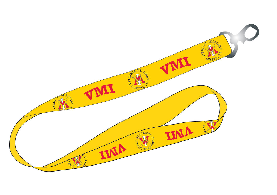 Ultimate Sports Fan Lanyard -  VMI Keydets Spirit, Durable Polyester, Quick-Release Buckle & Heavy-Duty Clasp