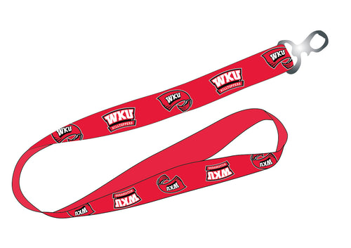Ultimate Sports Fan Lanyard -  Western Kentucky Hilltoppers Spirit, Durable Polyester, Quick-Release Buckle & Heavy-Duty Clasp