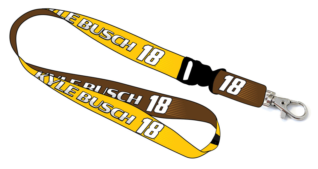 Kyle Busch #18 NASCAR Cup Series Lanyard New for 2021