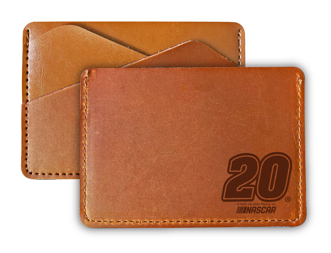 Nascar #20 Christopher Bell Leather Wallet Card Holder New For 2022