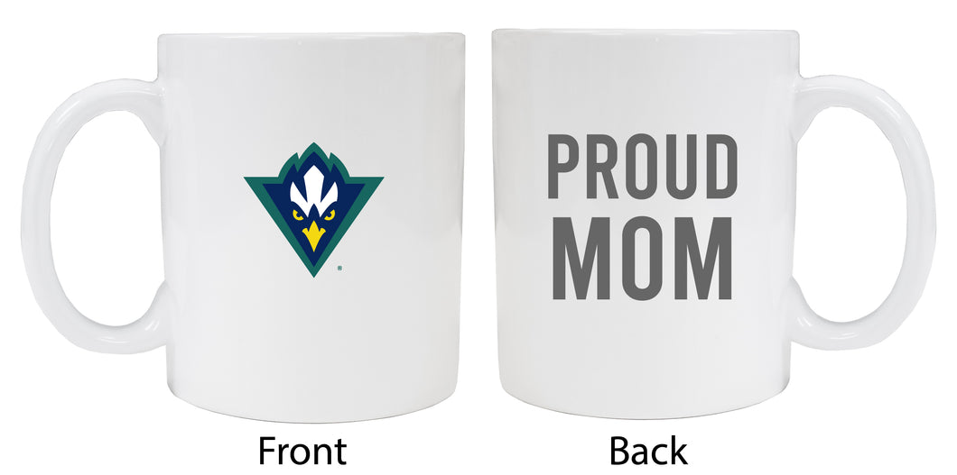 North Carolina Wilmington Seahawks Proud Mom Ceramic Coffee Mug - White