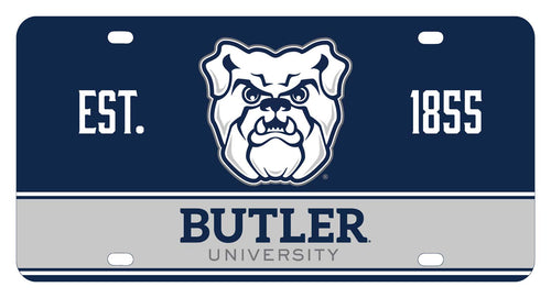 NCAA Butler Bulldogs Metal License Plate - Lightweight, Sturdy & Versatile