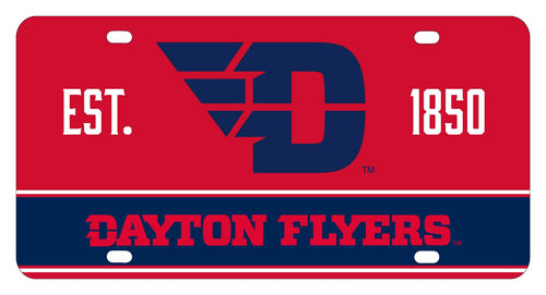 NCAA Dayton Flyers Metal License Plate - Lightweight, Sturdy & Versatile