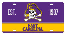 Load image into Gallery viewer, East Carolina Pirates Metal License Plate
