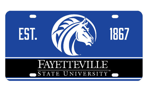 NCAA Fayetteville State University Metal License Plate - Lightweight, Sturdy & Versatile