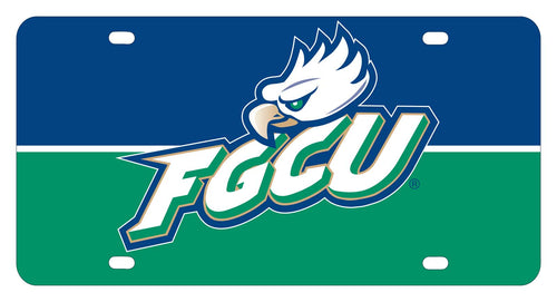 NCAA Florida Gulf Coast Eagles Metal License Plate - Lightweight, Sturdy & Versatile
