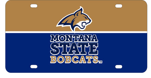 NCAA Montana State Bobcats Metal License Plate - Lightweight, Sturdy & Versatile