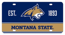 Load image into Gallery viewer, NCAA Montana State Bobcats Metal License Plate - Lightweight, Sturdy &amp; Versatile
