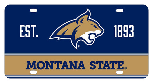 NCAA Montana State Bobcats Metal License Plate - Lightweight, Sturdy & Versatile