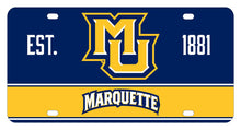Load image into Gallery viewer, Marquette Golden Eagles Metal License Plate

