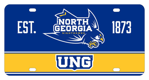 NCAA North Georgia Nighhawks Metal License Plate - Lightweight, Sturdy & Versatile