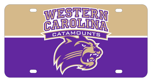 NCAA Western Carolina University Metal License Plate - Lightweight, Sturdy & Versatile