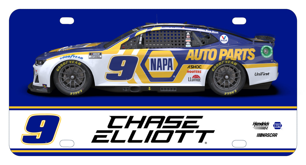 #9 Chase Elliott Officially Licensed NASCAR License Plate