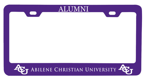 NCAA Abilene Christian University Alumni License Plate Frame - Colorful Heavy Gauge Metal, Officially Licensed