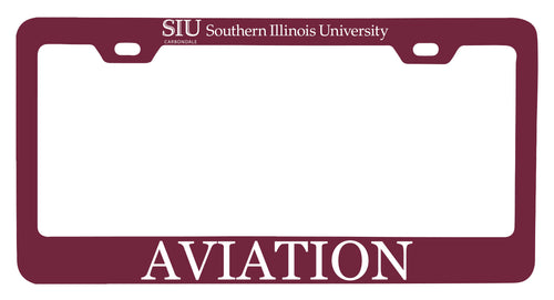 NCAA Southern Illinois Salukis Alumni License Plate Frame - Colorful Heavy Gauge Metal, Officially Licensed