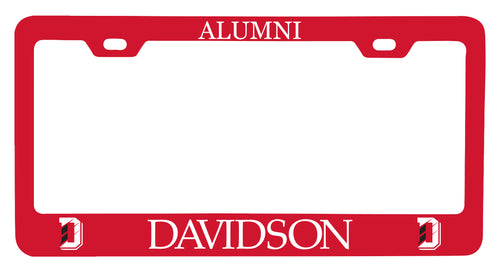 NCAA Davidson College Alumni License Plate Frame - Colorful Heavy Gauge Metal, Officially Licensed