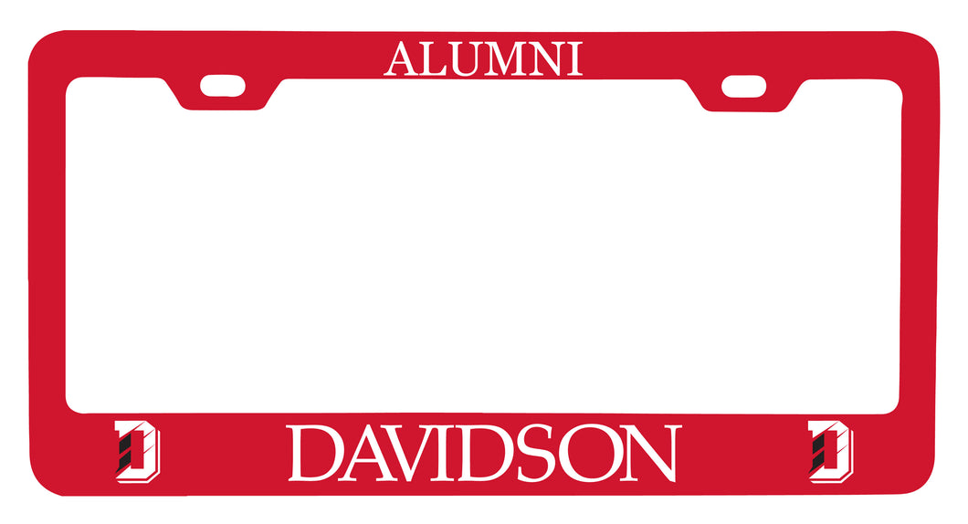 NCAA Davidson College Alumni License Plate Frame - Colorful Heavy Gauge Metal, Officially Licensed