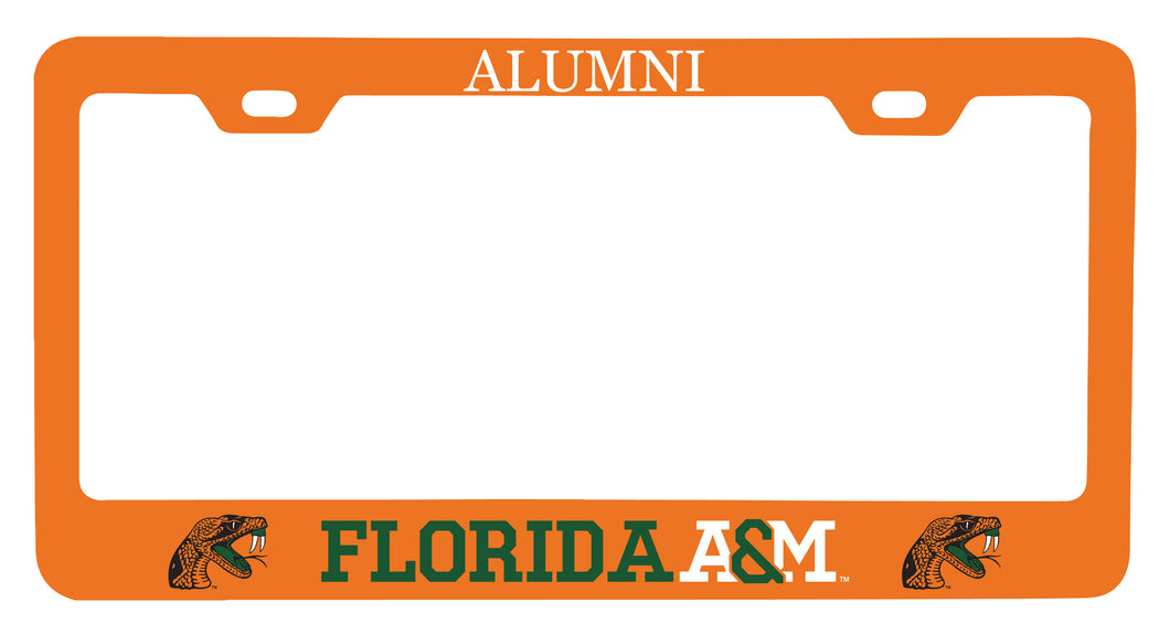 NCAA Florida A&M Rattlers Alumni License Plate Frame - Colorful Heavy Gauge Metal, Officially Licensed
