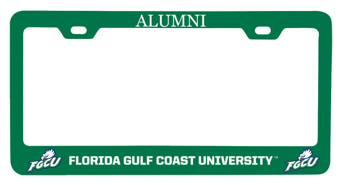 NCAA Florida Gulf Coast Eagles Alumni License Plate Frame - Colorful Heavy Gauge Metal, Officially Licensed