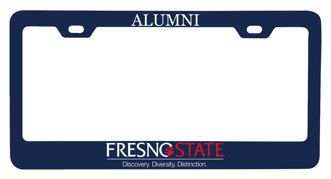 NCAA Fresno State Bulldogs Alumni License Plate Frame - Colorful Heavy Gauge Metal, Officially Licensed