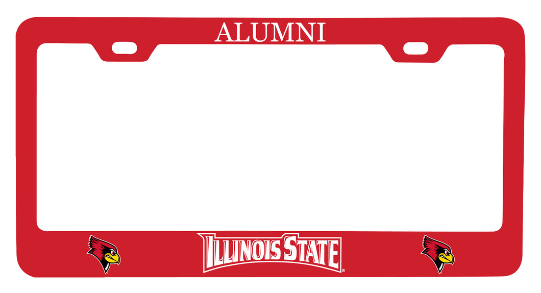 NCAA Illinois State Redbirds Alumni License Plate Frame - Colorful Heavy Gauge Metal, Officially Licensed