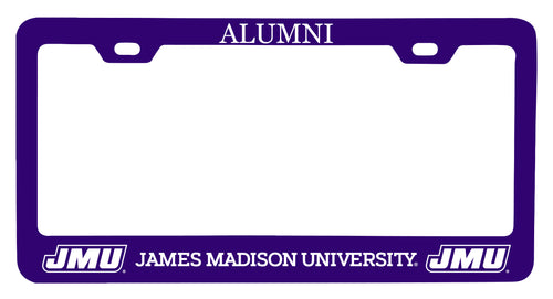 NCAA James Madison Dukes Alumni License Plate Frame - Colorful Heavy Gauge Metal, Officially Licensed